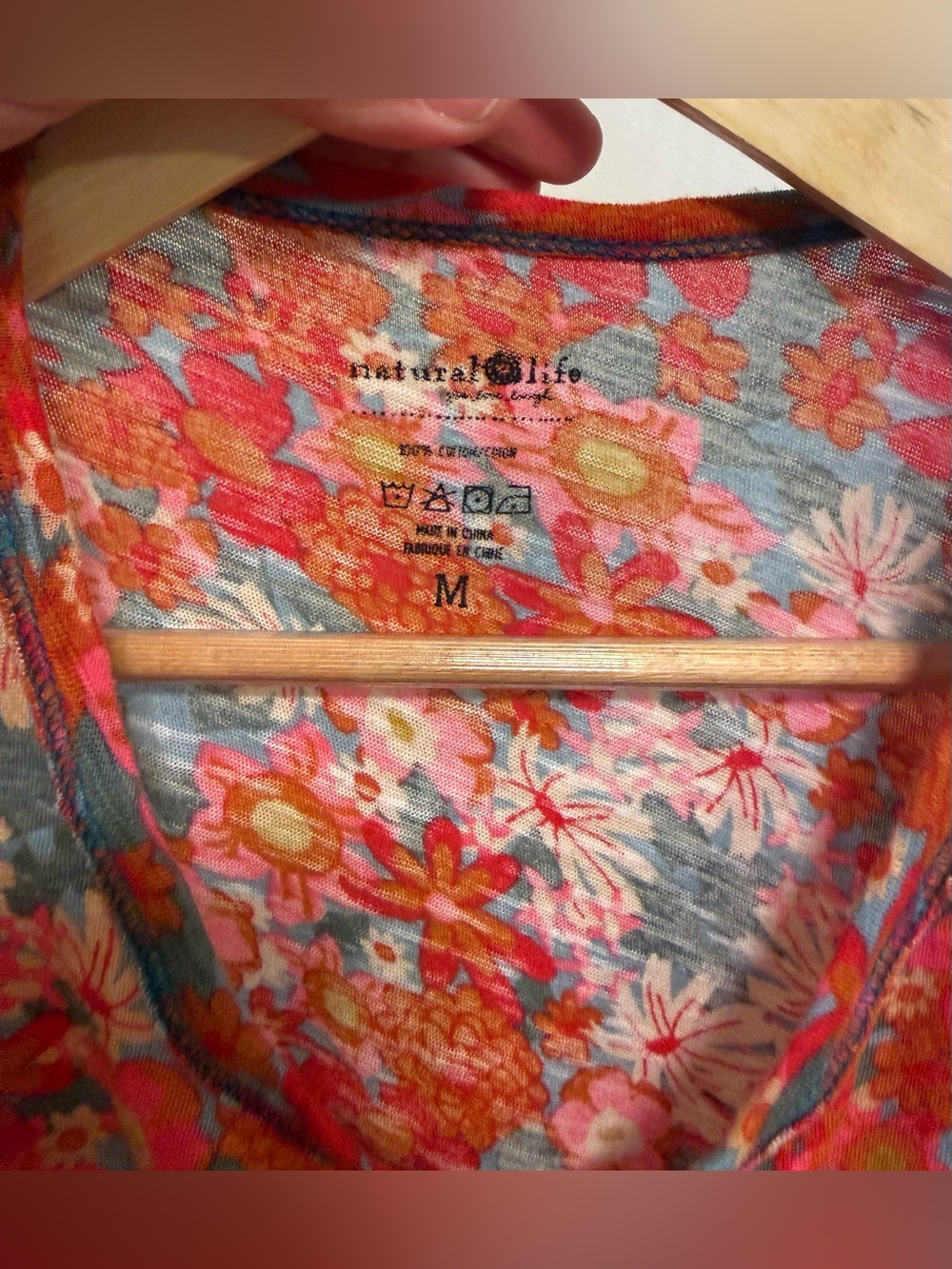 Natural Life Floral T-Shirt Dress | Women’s Medium - Picture 3 of 5